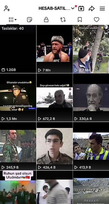 Satılır: hazır TikTok hesabı ( ilk başdan deyirəm fırıldaqçılar — 2