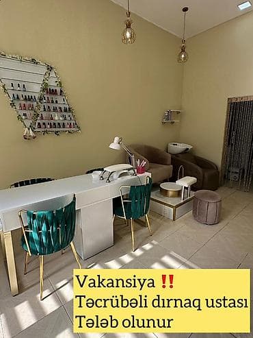 salon isi: Vakansiya: Gözəllik salonuna saç ustası və təcrübəli dırnaq ustası — 2