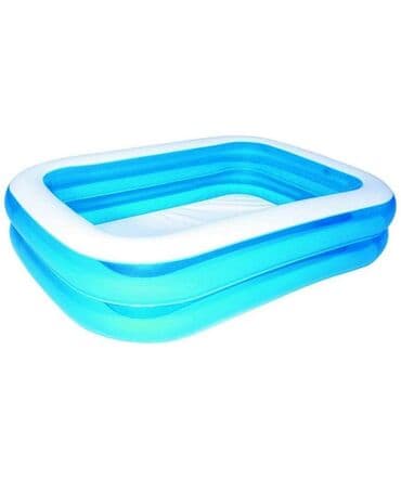 дом с бассейном: Su Hovuzu Bestway şişmə, düzbucaq, uzunluğu 211 sm, eni 132 sm — 1