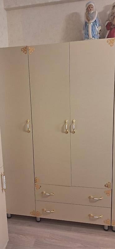 demir seyf qapi: 3 qapılı, Siyirməli, Bej, Digər material, Açılan, Düz dolab — 4