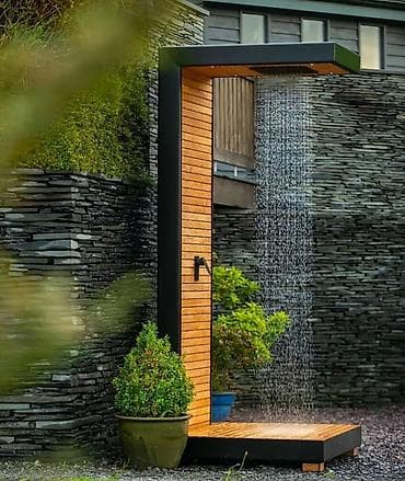 Перила: Hovuz kənarları üçün istirahət mərkəzləri üçün çöl şəraitinə uyğun duş — 3