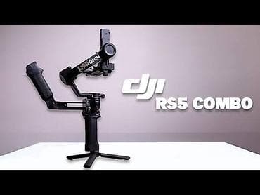 video registor: DJI RS5 Combo – peşəkar kamera stabilizatoru - 3 oxlu motorlu gimbal — 1