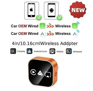 Simsiz qoşulma 1 CarPlay 2 Android Avto 3 Air Play 4 Miracast 4 in 1 — 2
