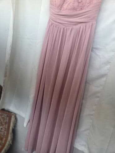 Jiletlər: Məhsul: Zərif pudra-çəhrayı gecə/ziyafət donu - Üst hissə: şəffaf tül — 7