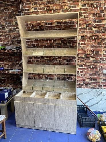 inkubator avadanlıqları: Meyvə-tərəvəz və ərzaq mağazaları üçün vitrini və mərtəbəli stend — 1