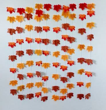 Asma Payız yarpaqları / material süni yarpaqlar. 15 azn (10 ədəd asma