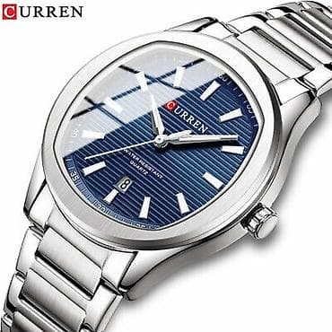 Смарт браслеты: Наручные часы, Curren, цвет - Голубой — 2