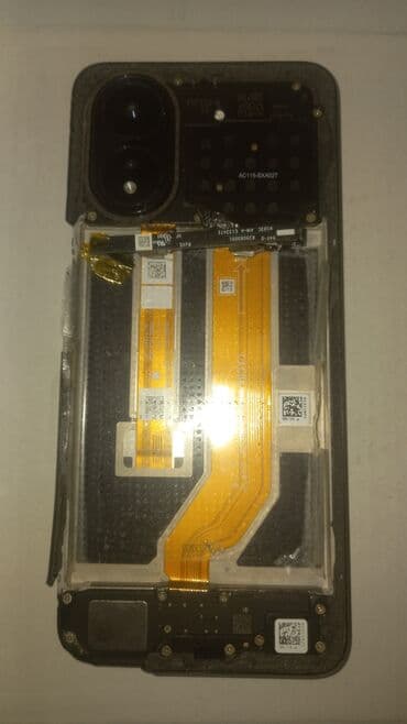 mingecevir telefon: Oppo A38, 128 GB, rəng - Qara, Qırıq, Düyməli, Barmaq izi — 1