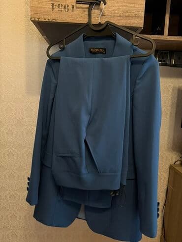 Kleopatra brendi qadın kostyum dəsti - Rəng: tünd göy/boz-mavi ton -