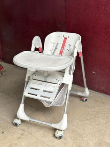 Столы для кормления: Uşaqlar üçün yemək stulu - Təkərlidir: 4 ədəd fırlanan təkər — 2