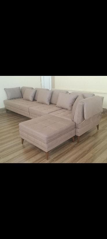 Divanlar: Künc divan, İşlənmiş, Bazalı, Çatdırılma yoxdur — 1