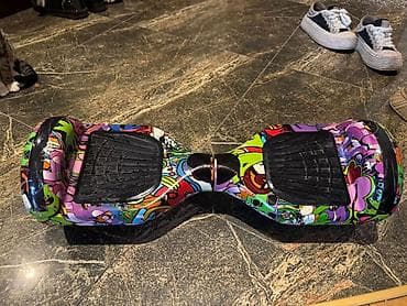 adaptorlar: Qraffiti dizaynlı 2 təkərli hoverboard (self-balancing skuter). Heç — 2