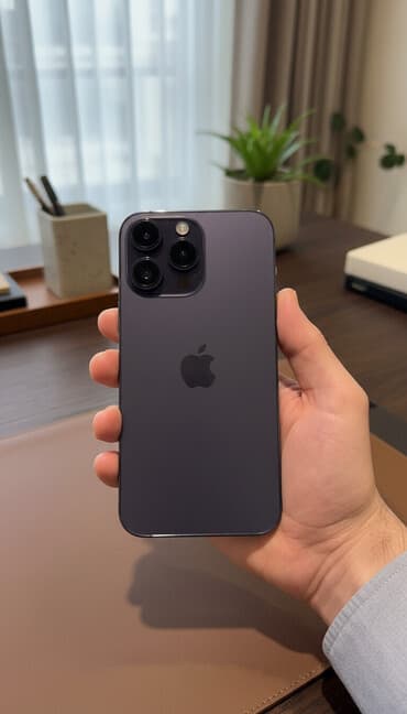iphone 15 pro max: IPhone 14 Pro Max, 128 GB, Deep Purple, Face ID — 1