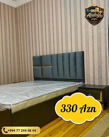 Двуспальная кровать, Азербайджан, Новый at lalafo.az Двуспальная кровать, Азербайджан, Новый