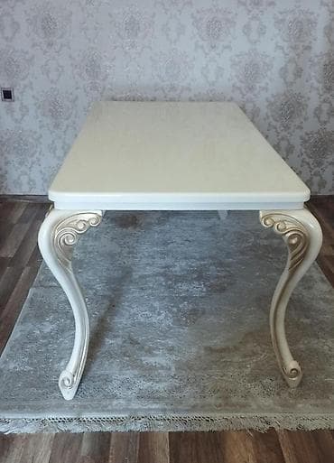 Klassik masa, Açılmayan, Taxta, Dördbucaq masa