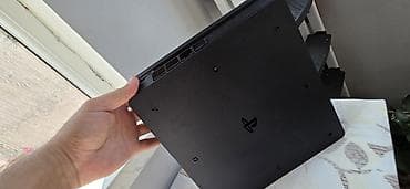 pixel 4: PlayStation 4 (PS4) Slim komplekt - Konsol: PS4 Slim, qara rəng — 4