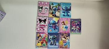 rəngli qələmlər: Qiymət- böyük spiral dəftərlər 2 azn, balaca zərli bloknotlar 1.50(3 — 3