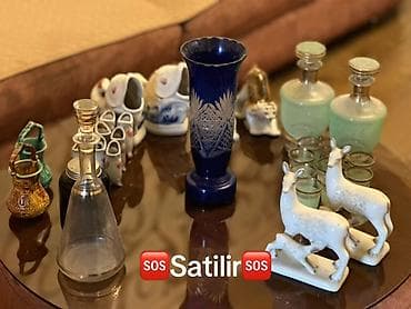 liliya gul: Kolleksiya dekor əşyaları dəsti - Şüşə və kristal: (RAZILASMA YOLU — 1