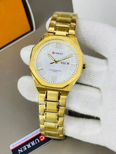 Наручные часы: Новый, Наручные часы, Curren, цвет - Серебристый — 2