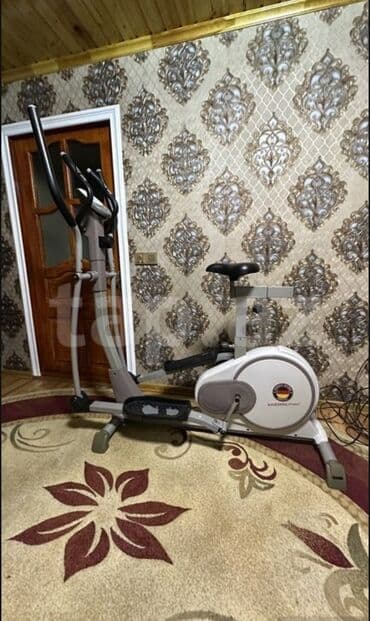 Самокаты: Bu, evdə məşq üçün nəzərdə tutulmuş elliptik idman velosipedidir — 1