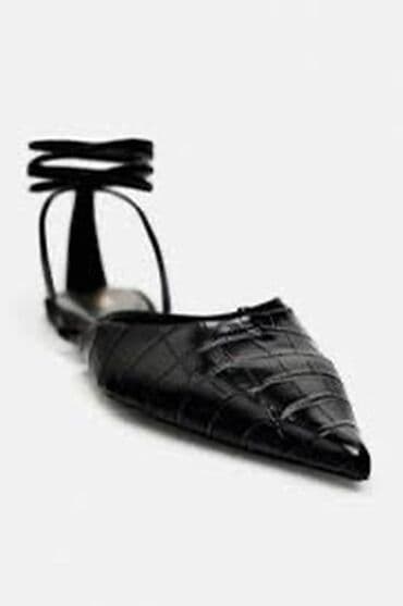 basanoşkalar 2022: Zara, Ölçü: 36, rəng - Qara, Yeni — 2