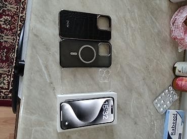 iphone 5 plata: IPhone 15 Pro Max, 256 GB, Desert Titanium, Face ID — 1