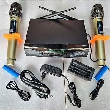Mikrofonlar: SHURE GLXD 4 Shure GLXD 9 Shure sh300g, Shure SG800, Shure UT833 — 9