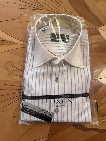 Рубашки: Мужская рубашка, M, цвет - Белый — 2