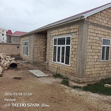 samaxida ev alqi satqisi: 90 kv. m, 3 otaqlı, Kommunal xətlər qoşulmayıb — 9