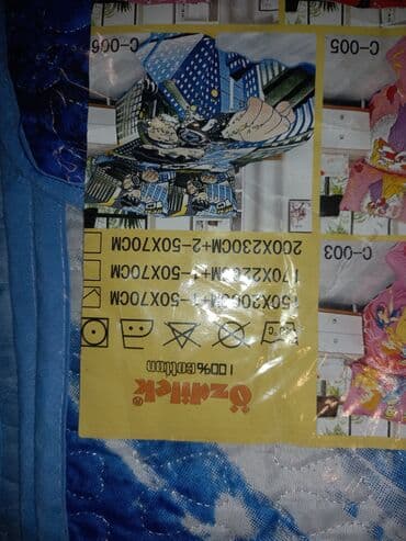 evde qal wekiller: Yataq üçün Yeni rəng - Mavi Yataq örtüyü, Ünvandan götürmə — 5