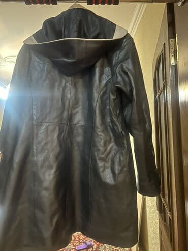 deri godekceler qadin: Plaş, rəng - Qara — 2