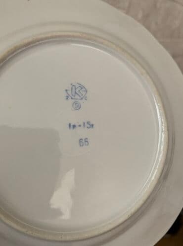 boşqab: Boşqablar, 2 ədədli dəst, rəng - Ağ, Farfor, SSRİ — 3