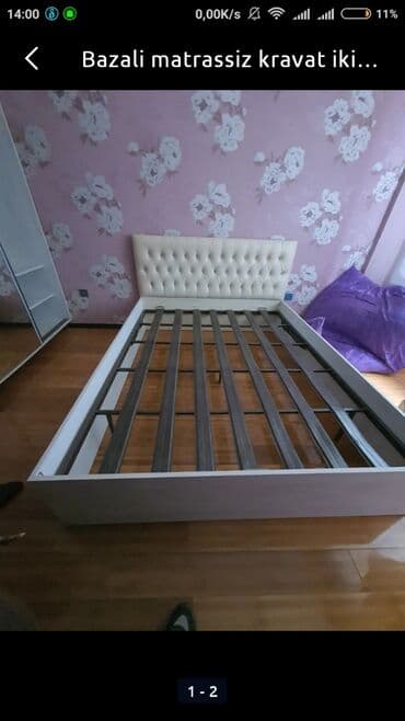 ortopedik döşəklərin qiyməti: Təcili satılır təzədir bazalidir matras daxil 265 manata ünvan — 2