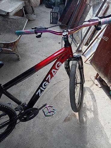 zigzag velosiped: ZIGZAG dağ velosipedi - Çərçivə: alüminium görünümlü, qırmızı–qara — 6