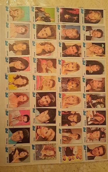 tom vaza: Minti saqqiz kağizlari seriyasından retro ulduz stikerləri/karikatura — 1