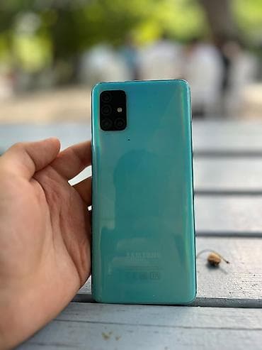 samsung galaxy tab a: Samsung Galaxy A51, 128 ГБ, цвет - Голубой, Две SIM карты — 2