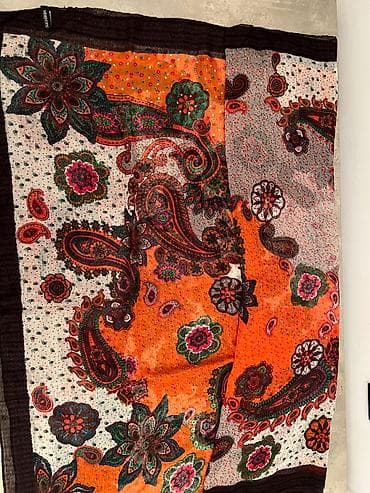 Parlaq naxışlı şərf/örtü uzunlugu. 2 metrə eni 1metr - Material