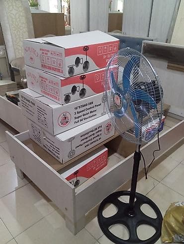 əl ventilyator: Ventilyator Yeni, Döşəməüstü, Pərli, Kredit yoxdur, Ünvandan götürmə, Ödənişli çatdırılma — 3