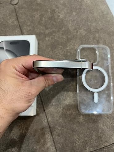 apple macbook: IPhone 16 Pro, 256 GB, Gümüşü, Face ID — 6