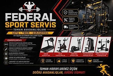 бригада ремонт: FEDERAL SPORT SERVİS – İdman avadanlıqları üzrə kompleks həllər — 1
