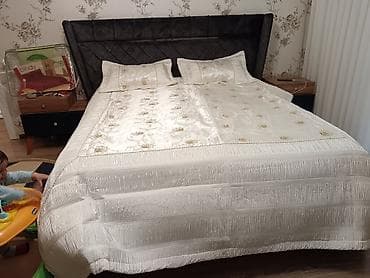 Güzgülər: Yataq üçün Yeni rəng - Bej Yataq örtüyü — 4