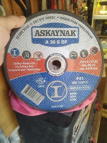 melber diski: ASKAYNAK A 30 S BF kəsici disk. 6 ədəd var - Növ: Cut-off wheel — 1