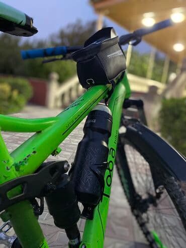 1 yaşdan yuxarı uşaqlar üçün velosipedlər: İşlənmiş Dağ velosipedi Toba, 26", sürətlərin sayı: 10, Ünvandan götürmə — 4