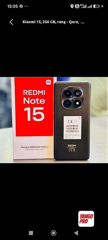 Redmi 256 GB, rəng - Qara