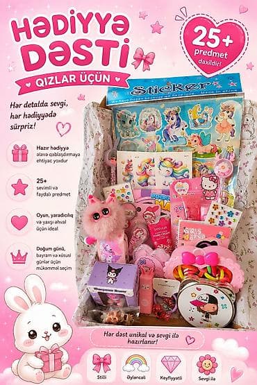 xonca desti: QIZLAR ÜÇÜN HƏDİYYƏ DƏSTİ 🎀🎁 Sevdiyiniz qız üçün rəngarəng və — 1