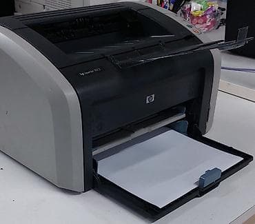 işlənmiş printerlər: HP Printer 1012 Ag qara printer katric doludur Tam ishlek Power ve — 3
