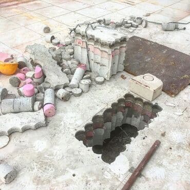 söküntü taxtalar: Beton kəsmə beton kəsimi beton kəsmək kesmek deşmək karotçu — 10