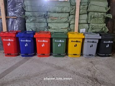 Biznes üçün program təminatı: Məişət Tullantı qutuları. 20 lt den 1100 lt qeder movcuddur. Plastik — 10