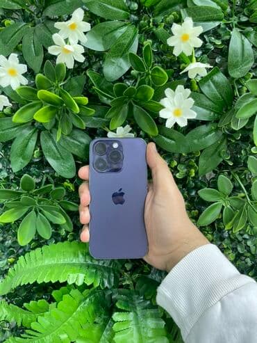 i̇phone 14 qiymeti: IPhone 14 Pro, 128 GB, Deep Purple, Face ID — 1