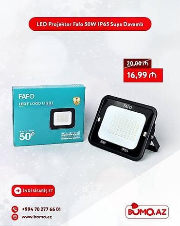 kino projektor: 🎄✨ Yeni il ENDİRİMİ! ✨🎄 🔥 LED Projektor Fafo 50W IP65 Suya Davamlı ✅ — 1